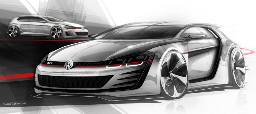  Volkswagen Golf Design Vision GTi 2013 года  (фото 10 из 25)